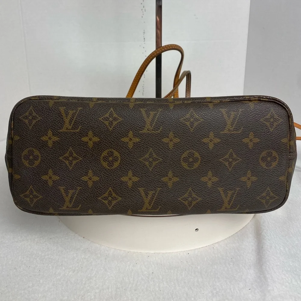 💯 Louis Vuitton MONOGRAM PM NEVERFULL TOTE SHOULDER BAG - Picture 8 of 16